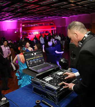 DJ at a party