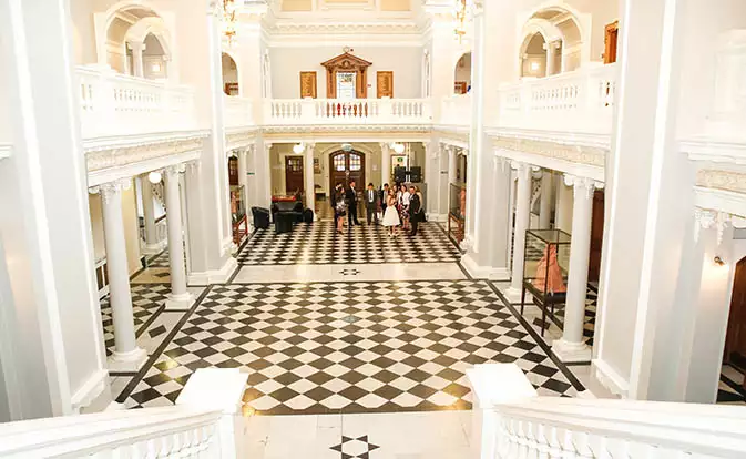 The grand hall at Woolwich Town Hall
