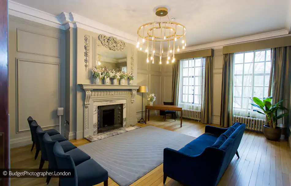 Ceremony room at The Old Marylebone Town Hall