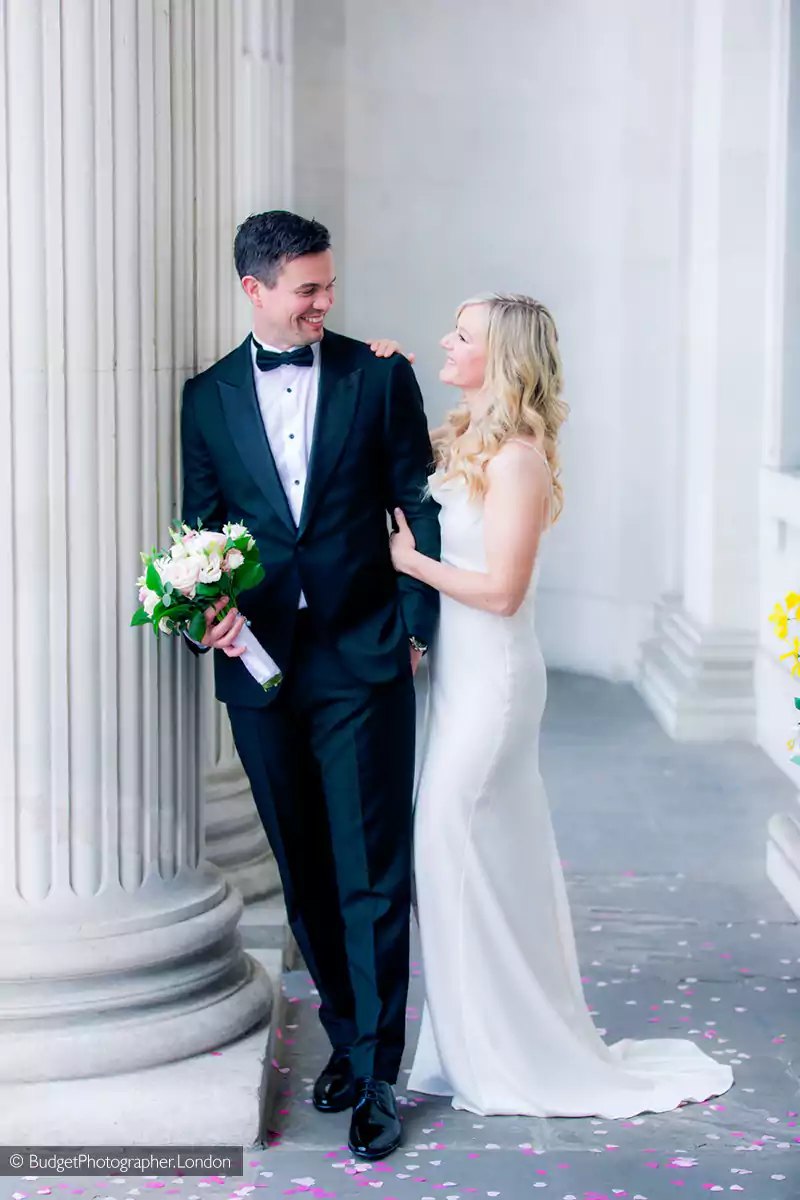 Just married at Old Marylebone Town Hall