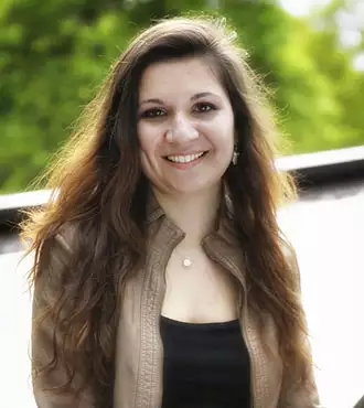 Portrait of girl smiling