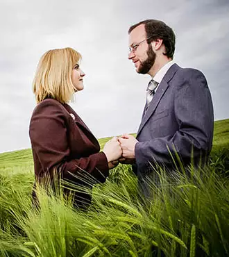 Couple in the field