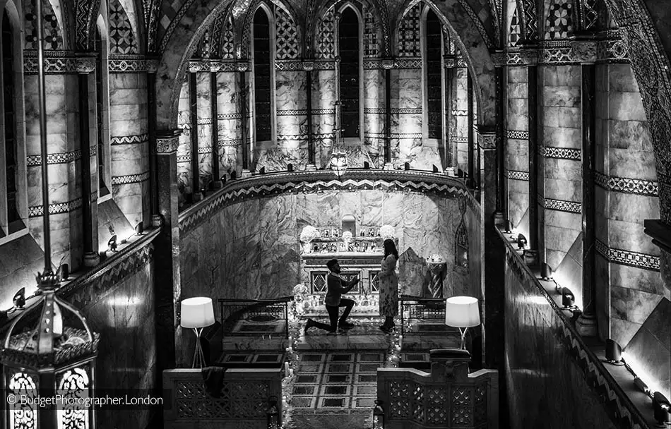 Proposal at The Fitzrovia Chapel