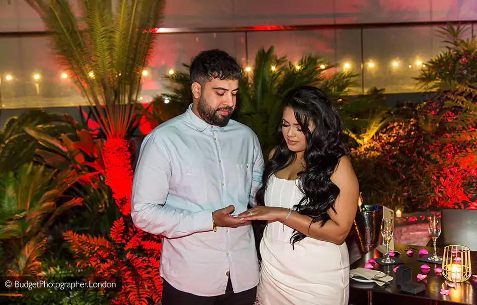 Marriage Proposal in Sky Garden