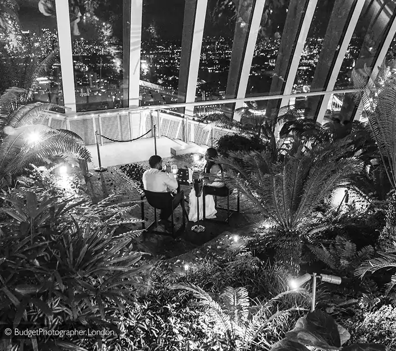 Secret Proposal in Sky Garden