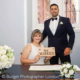 Mayfair Library Wedding Photographer