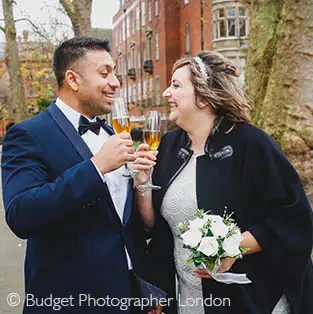 Mayfair Library Wedding Photographer