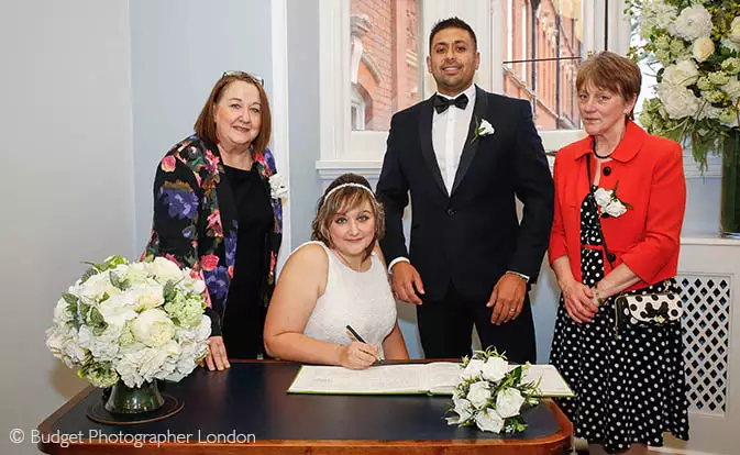 Mayfair Library Wedding Photographer