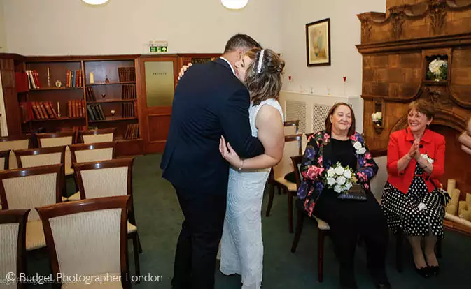 Mayfair Library Wedding Photographer