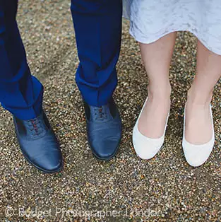 The wedding couple