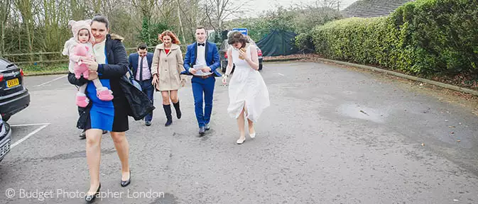 Entering the Redbridge registry office